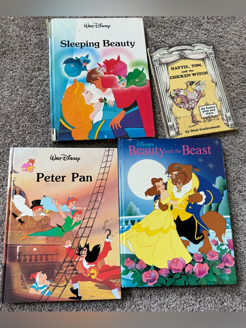 Disney Illustrated Storybook Collection - Blue, Yellow, Red, Green Covers